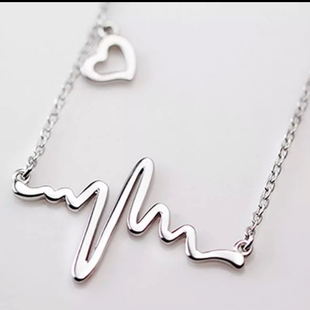 Heartbeat Heart Necklace